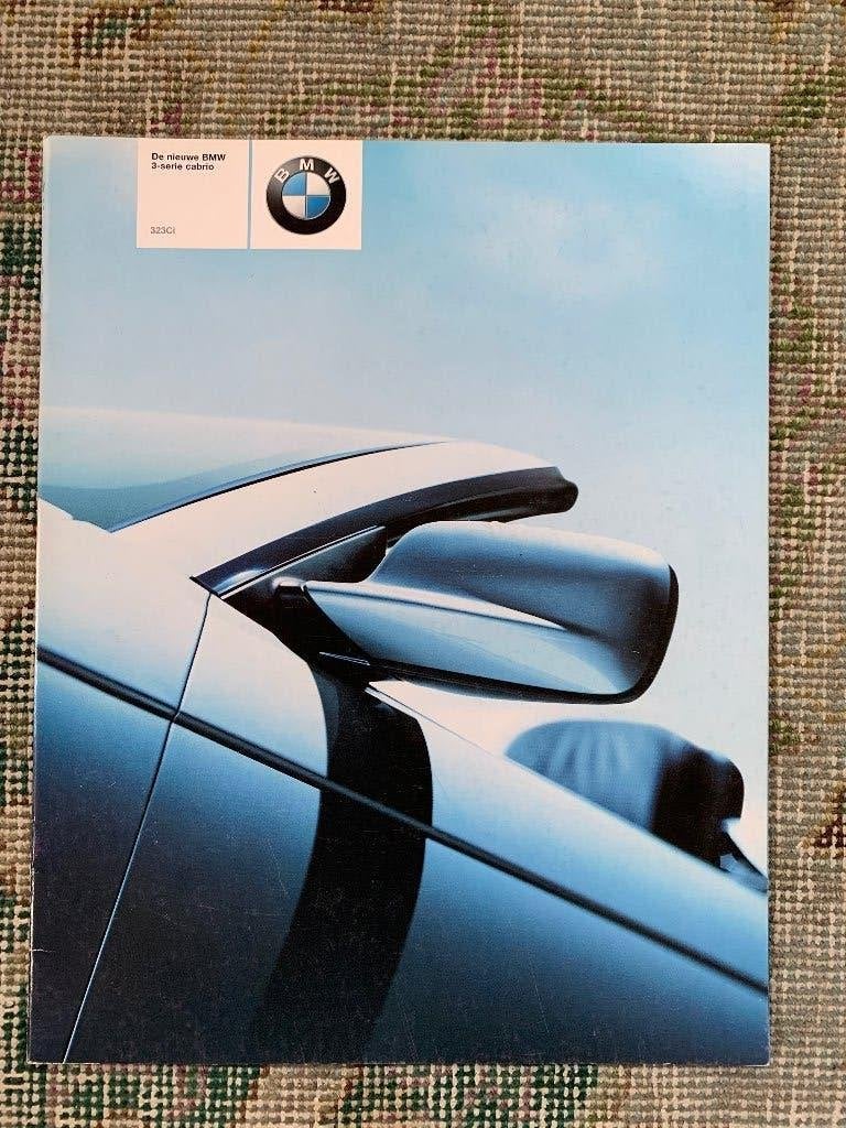 Nederlandstalige brochure BMW 323Ci cabriolet E46 2000, Nieuw, Ophalen of Verzenden, BMW, BMW