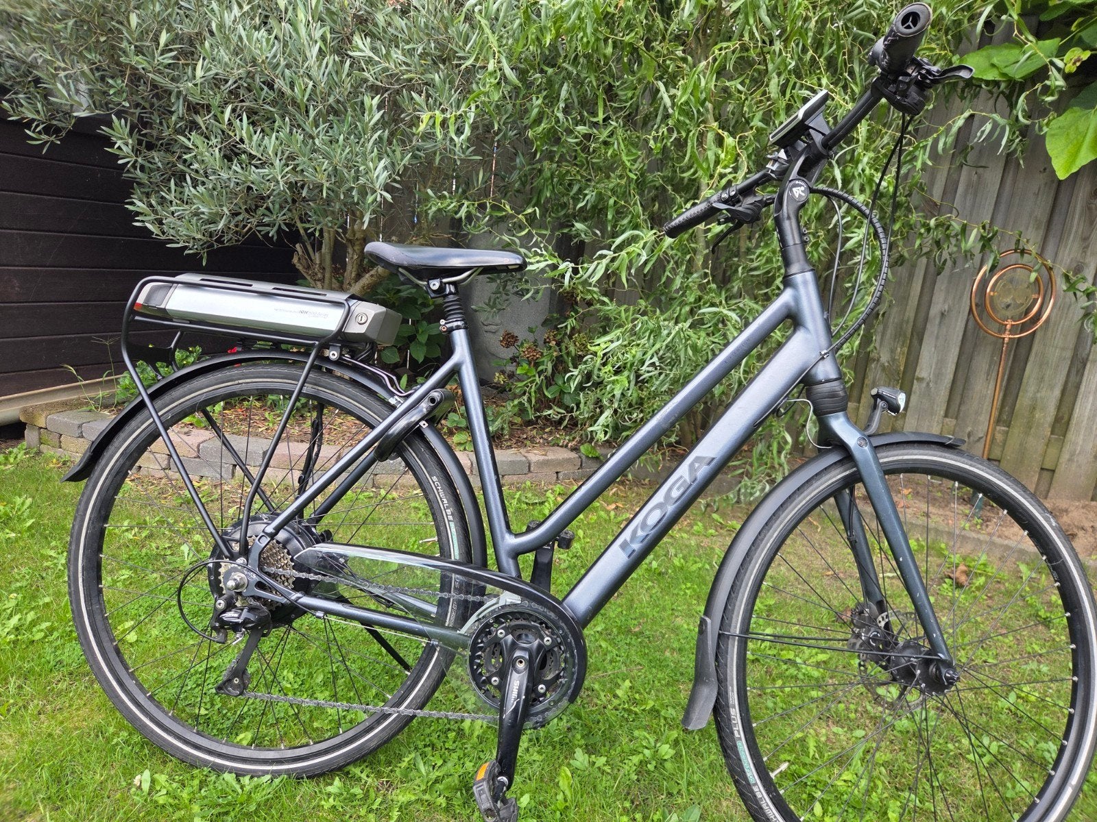 Koga E-bike met nieuwe accu en nieuwe display, 30 versnellin, Fietsen en Brommers, Elektrische fietsen, Gebruikt, 50 km per accu of meer