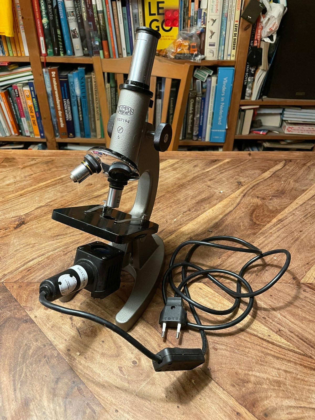 Eenvoudige Olympus mircoscoop 100x 400x vergoting, Audio, Tv en Foto, Optische apparatuur | Microscopen, Ophalen of Verzenden