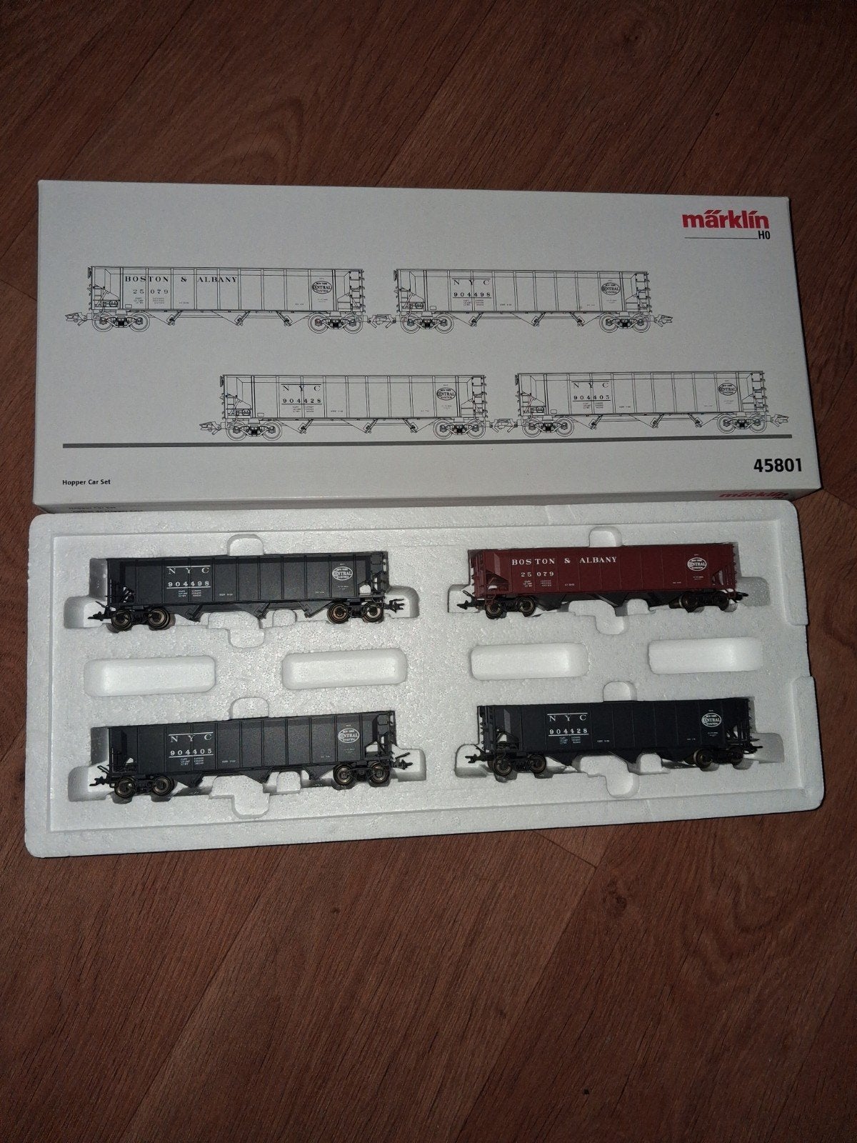 Märklin H0 45801 Hopper Car Set, Wisselstroom, Wagon, Ophalen of Verzenden, Zo goed als nieuw