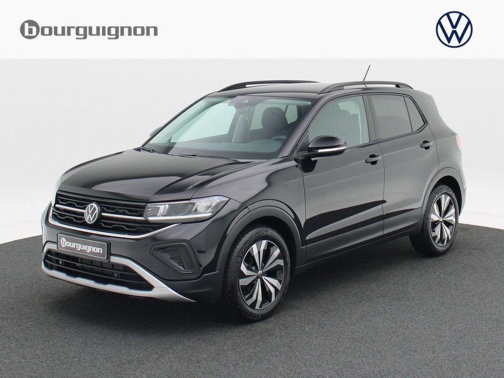 Volkswagen T-Cross Life Edition 1.0 TSI 116 pk | Stoelverwar, Auto's, Volkswagen, Euro 6, Zwart, Nieuw, 3 cilinders
