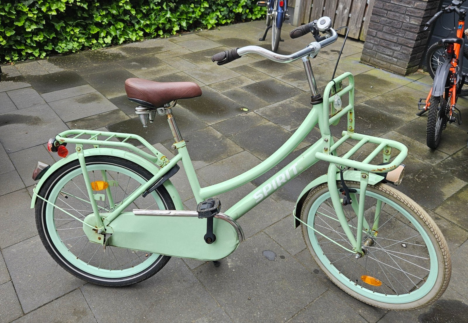 Spirit Cargo Groen Meisjesfiets 22 inch, Ophalen, Terugtraprem, 22 inch, Gebruikt