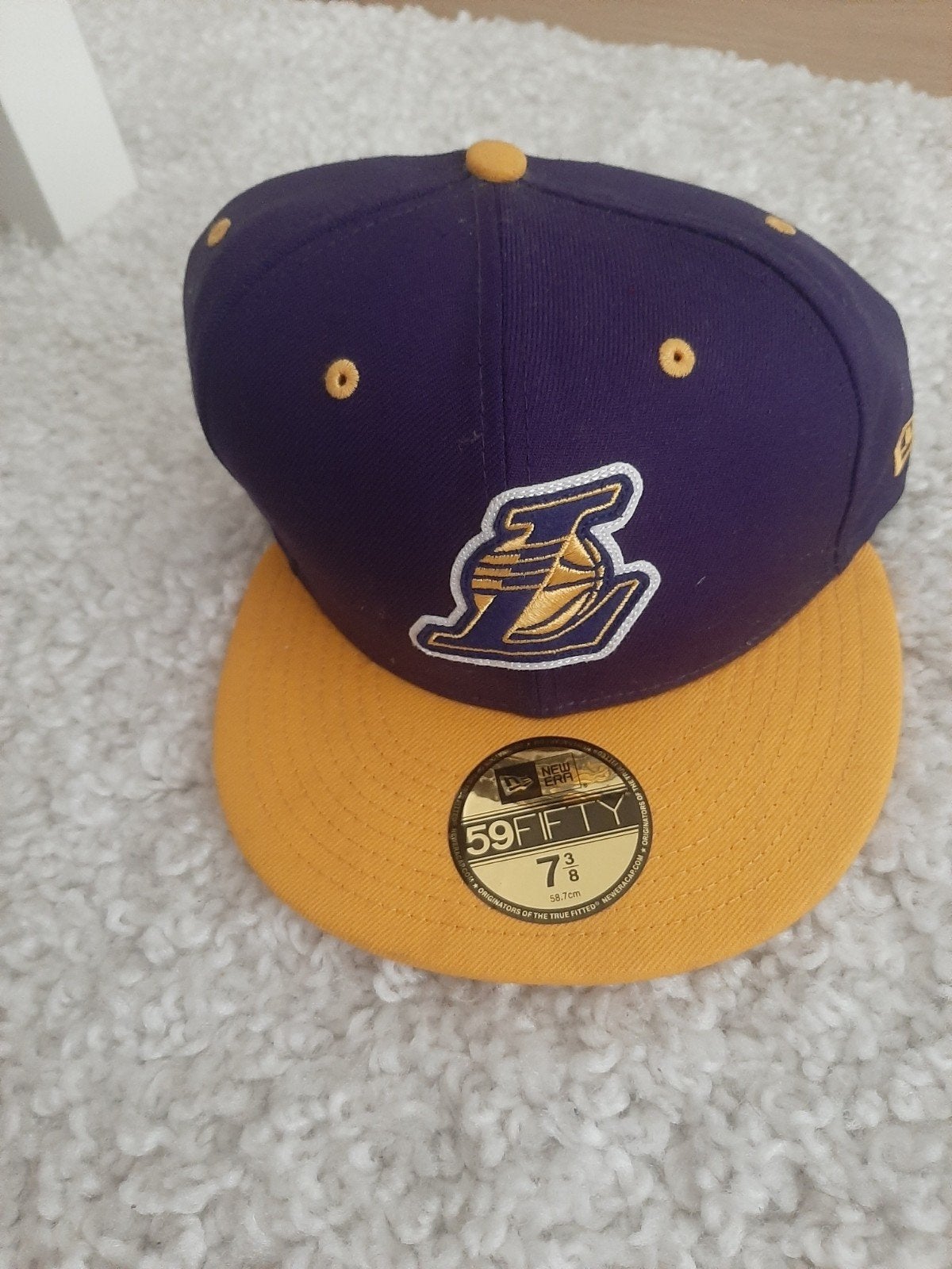 Originele Lakers Honkbalpet Paars/Geel - New Era 59Fifty, Ophalen of Verzenden, Zo goed als nieuw, New Era, Pet