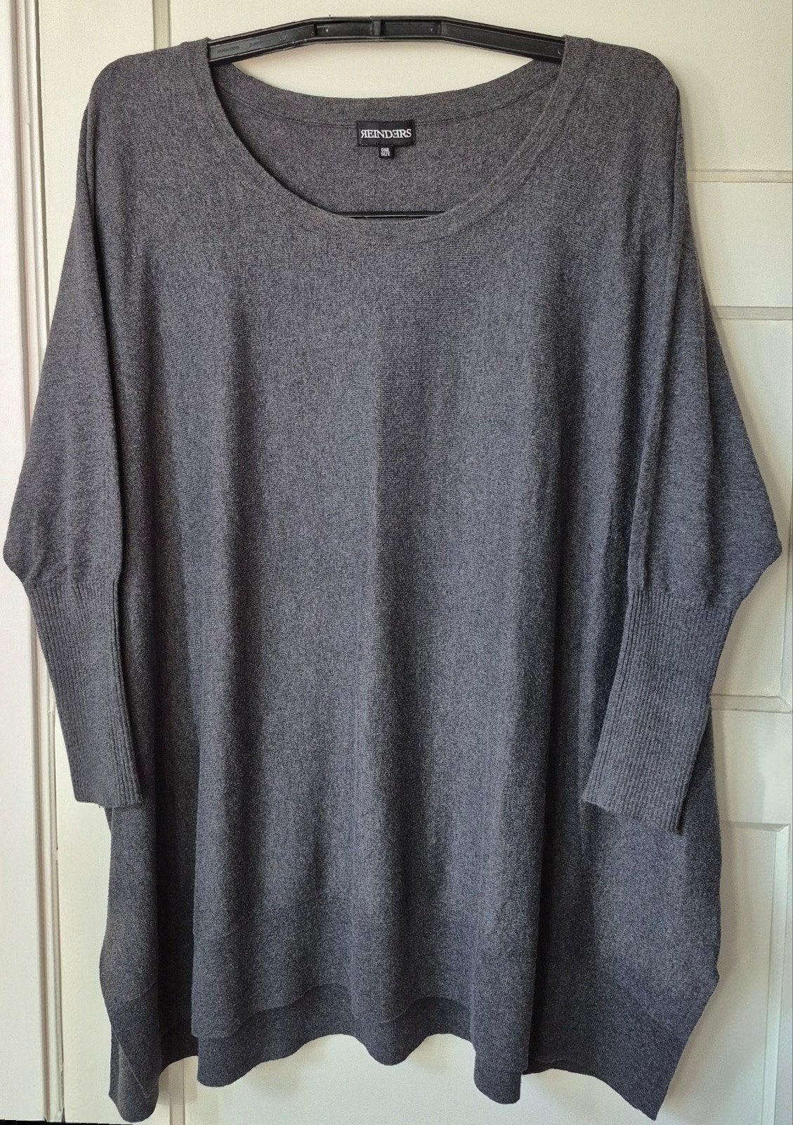 Loesje Reinders oversized knitwear trui One size grijs, Reinders, Maat 42/44 (L), Ophalen of Verzenden, Grijs