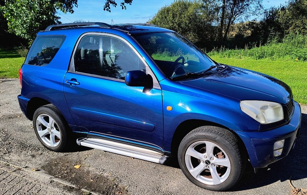 Toyota Rav4 2.0 I 3D Linea Luna 4WD 2005 Blauw, Auto's, 1998 cc, 4 cilinders, Verwarmde buitenspiegels, Handgeschakeld