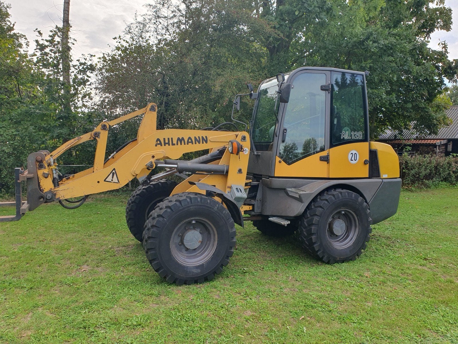Zeer nette Ahlmann AL 120 shovel, Ophalen, Wiellader of Shovel