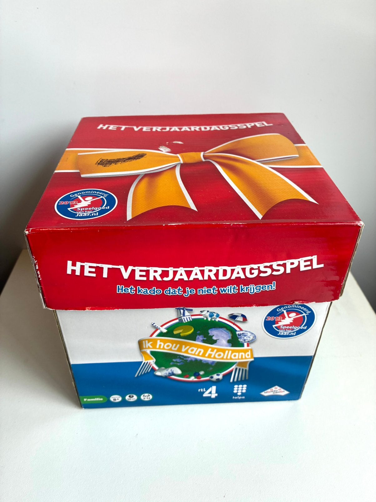 Prachtig ik hou van Holland verjaardagsspel, Hobby en Vrije tijd, Gezelschapsspellen | Kaartspellen, Ophalen of Verzenden, Zo goed als nieuw