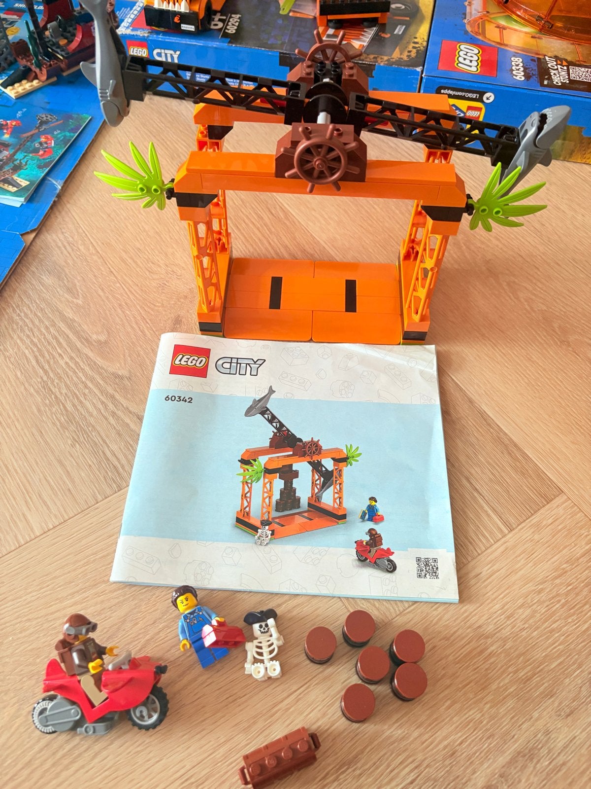 LEGO City 60342 Stunt Show Haaienaanval, Ophalen of Verzenden, Zo goed als nieuw, Overige merken