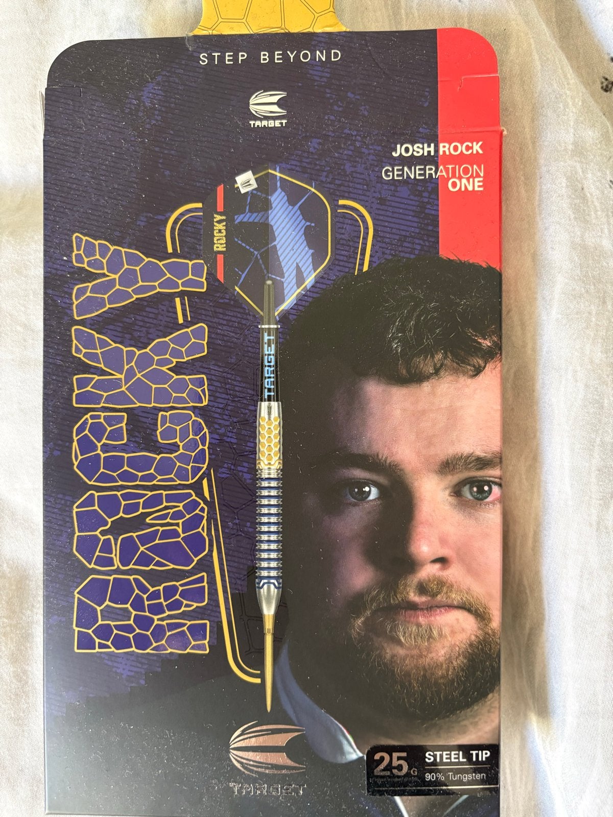 Target Josh Rock Generation One Darts 25g Steel Tip, Ophalen of Verzenden, Zo goed als nieuw, Pijlen, Soft tip