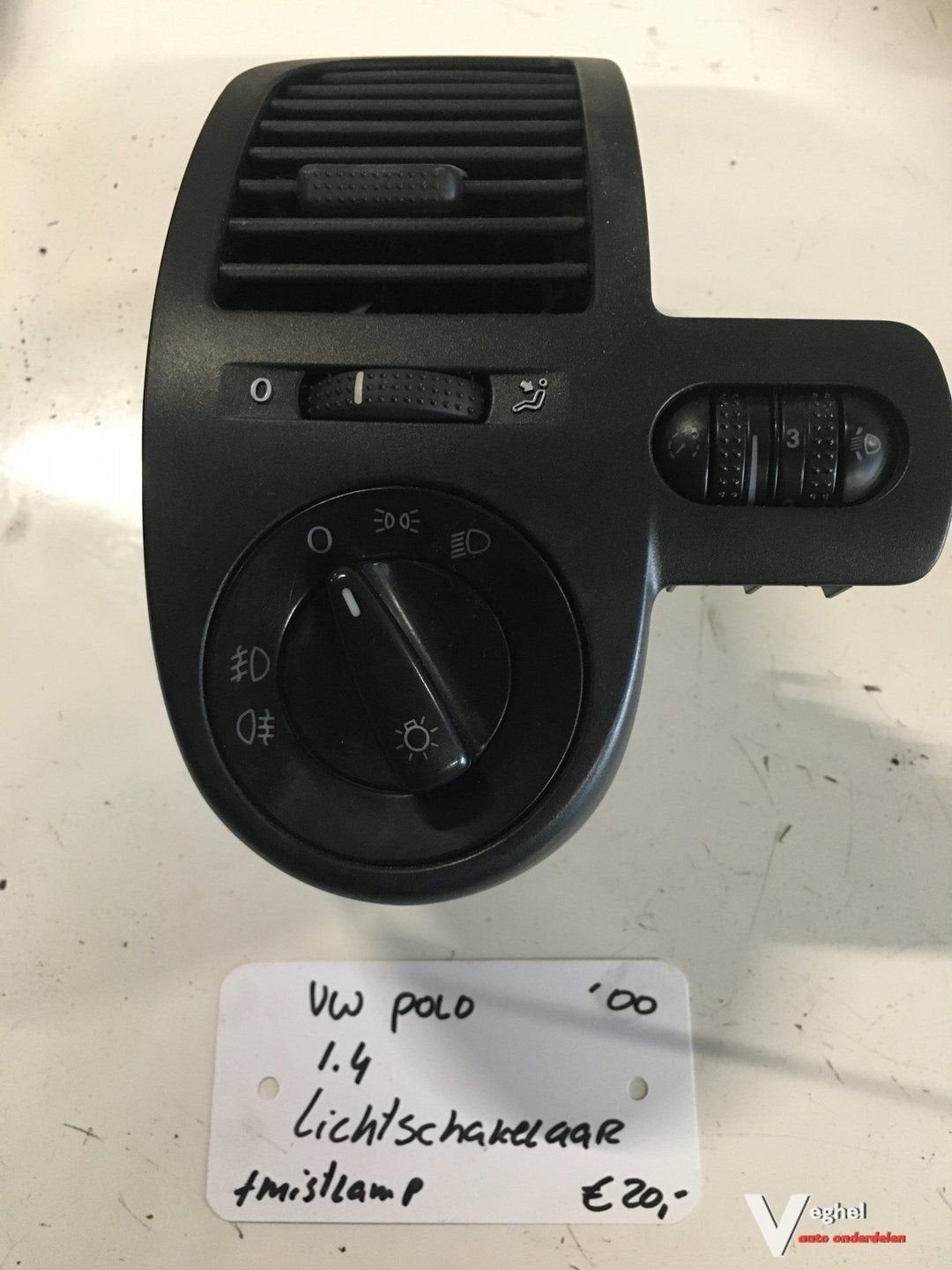 Vw Polo 2000 Lichtschakelaar met mistlamp, Gebruikt, -, -, Ophalen of Verzenden