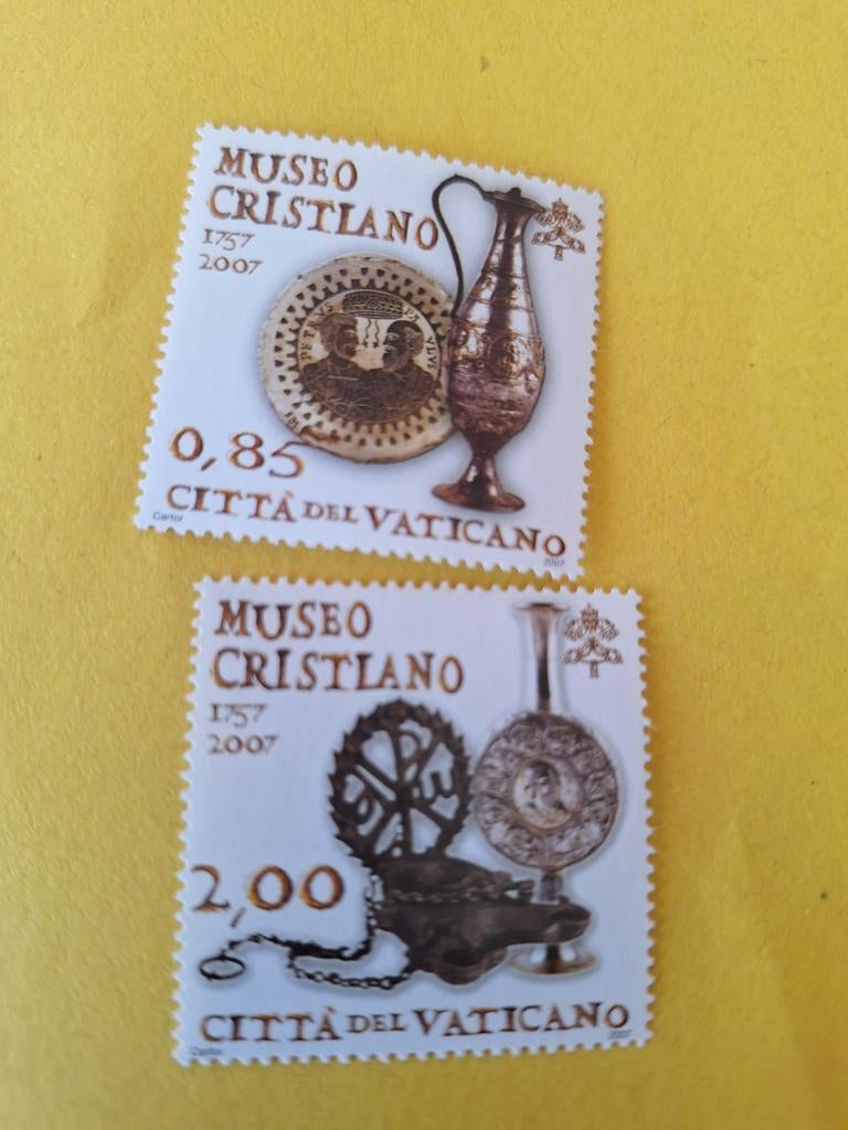 Vaticaanstad: mi. 1578/79. 250. Jr. Christelijk museum., Ophalen of Verzenden, Overige landen, Postfris