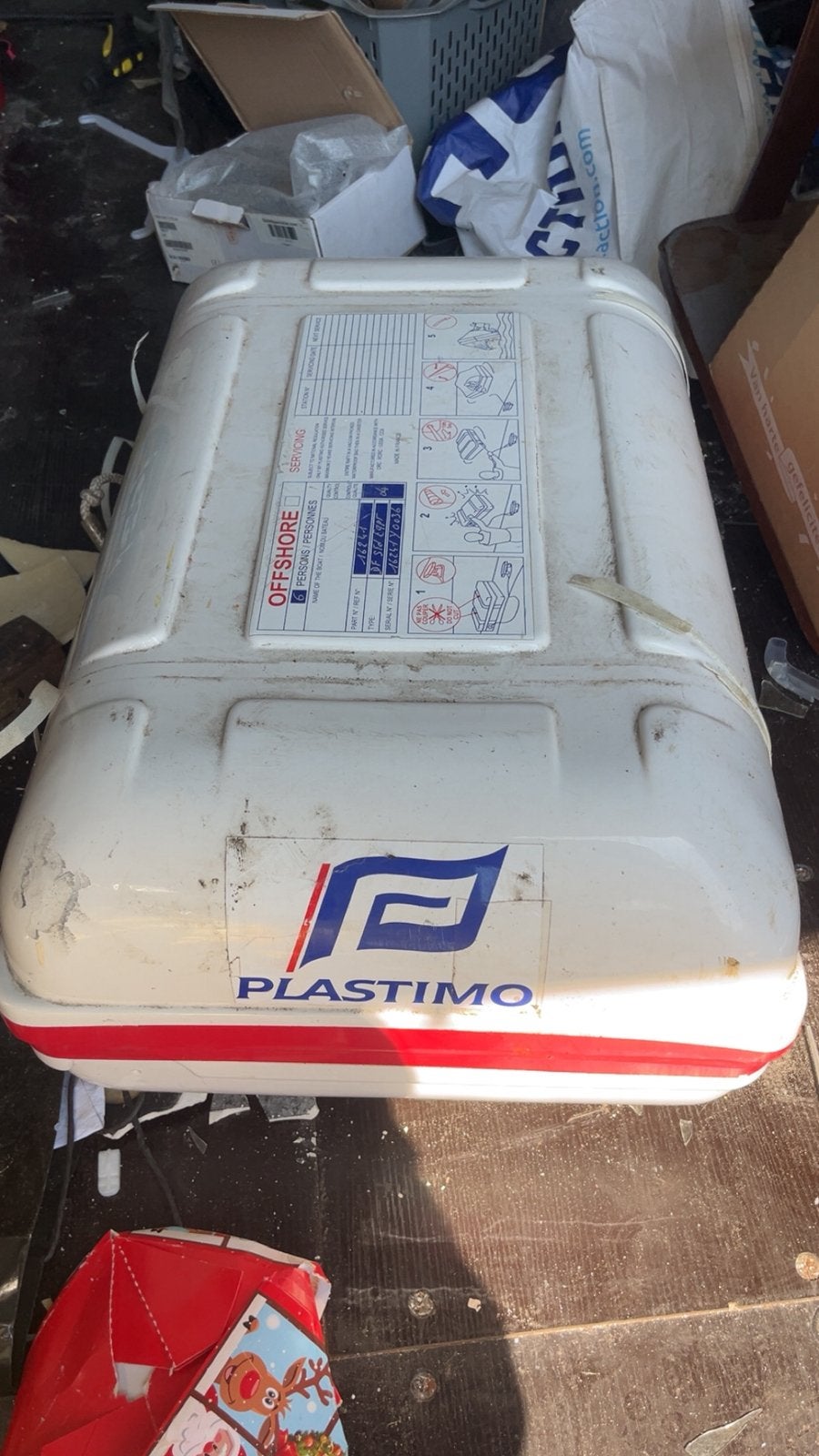 Plastimo Reddingsvlot – Ongekeurde Staat, Ophalen, Zo goed als nieuw, Zeilboot of Motorboot