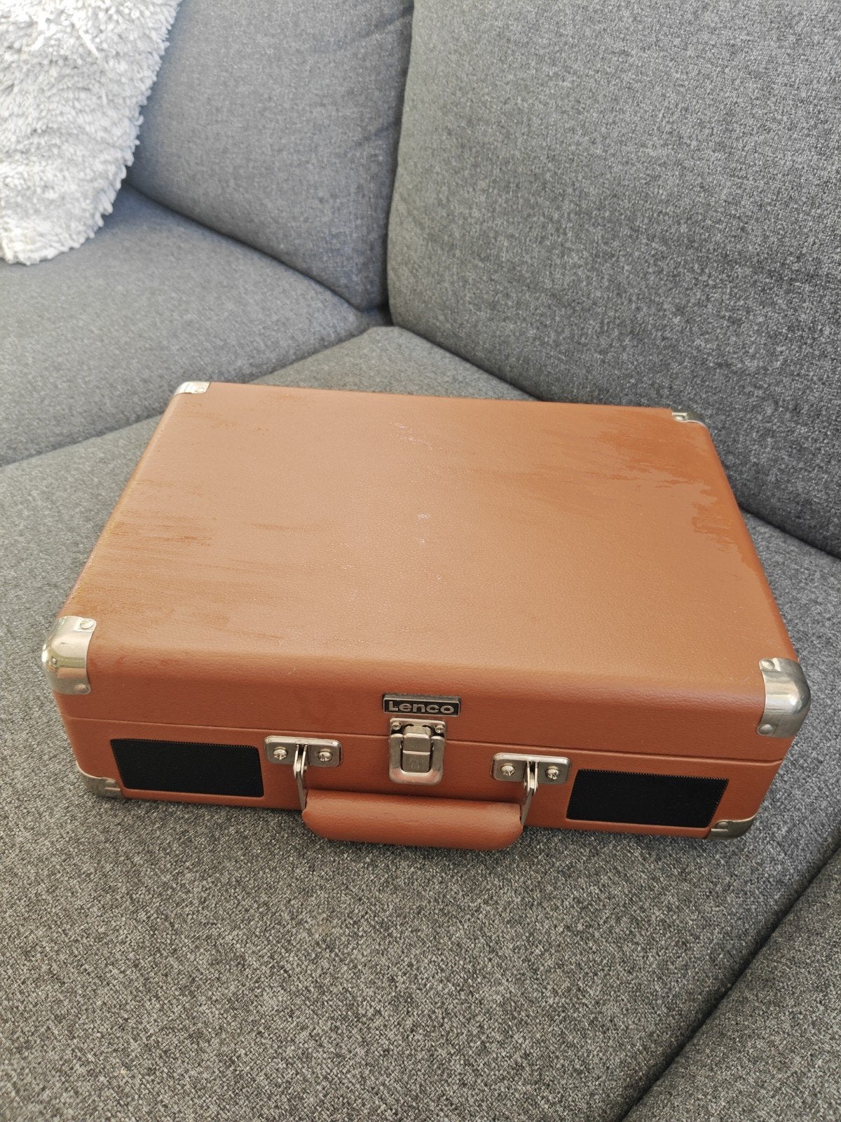 Lenco Classic Phono Platenspeler - Bruin, Audio, Tv en Foto, Ophalen, Gebruikt, Platenspeler, Overige merken