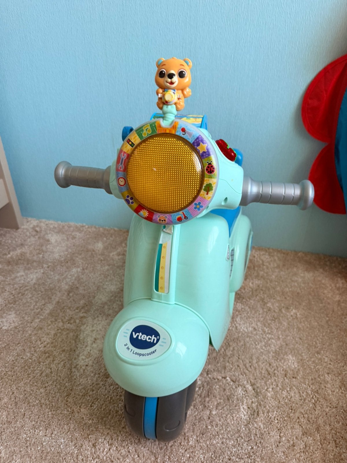 Vtech 2 in 1 loopscooter, Kinderen en Baby's, Speelgoed | Buiten | Voertuigen en Loopfietsen, Ophalen, Zo goed als nieuw, Loopfiets