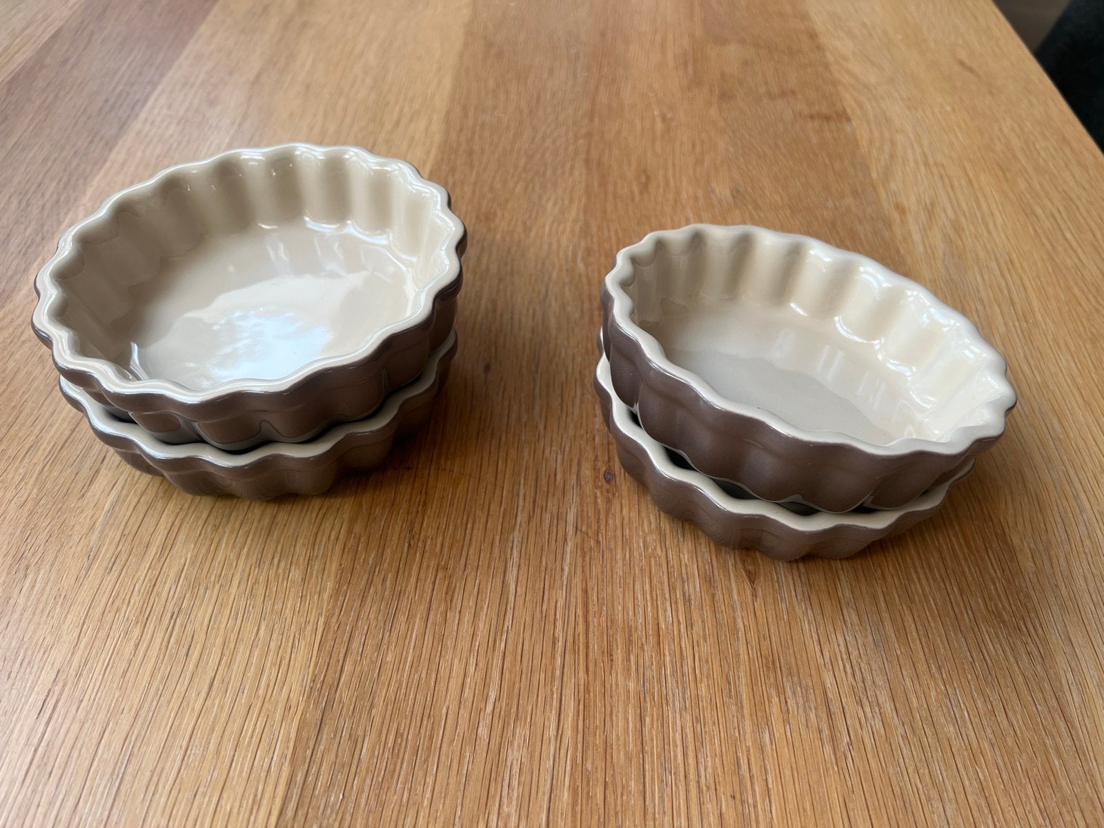 Le Creuset ovenschaaltjes - Nieuw en ongebruikt, Overige typen, Zo goed als nieuw, Steen/keramiek, Le Creuset