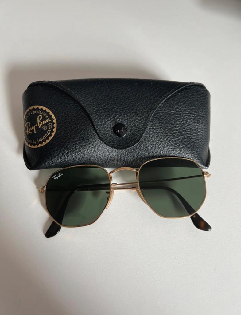 Ray-Ban 3548N zonnebril unisex zo goed als nieuw, Zonnebril, Overige kleuren, Nieuw, Ophalen of Verzenden