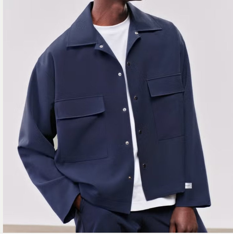 jasje Cold Laundry Enzo Coat in prachtig blauw M unisex, Maat 52/54 (L), Cold Laundry, Zo goed als nieuw, Verzenden