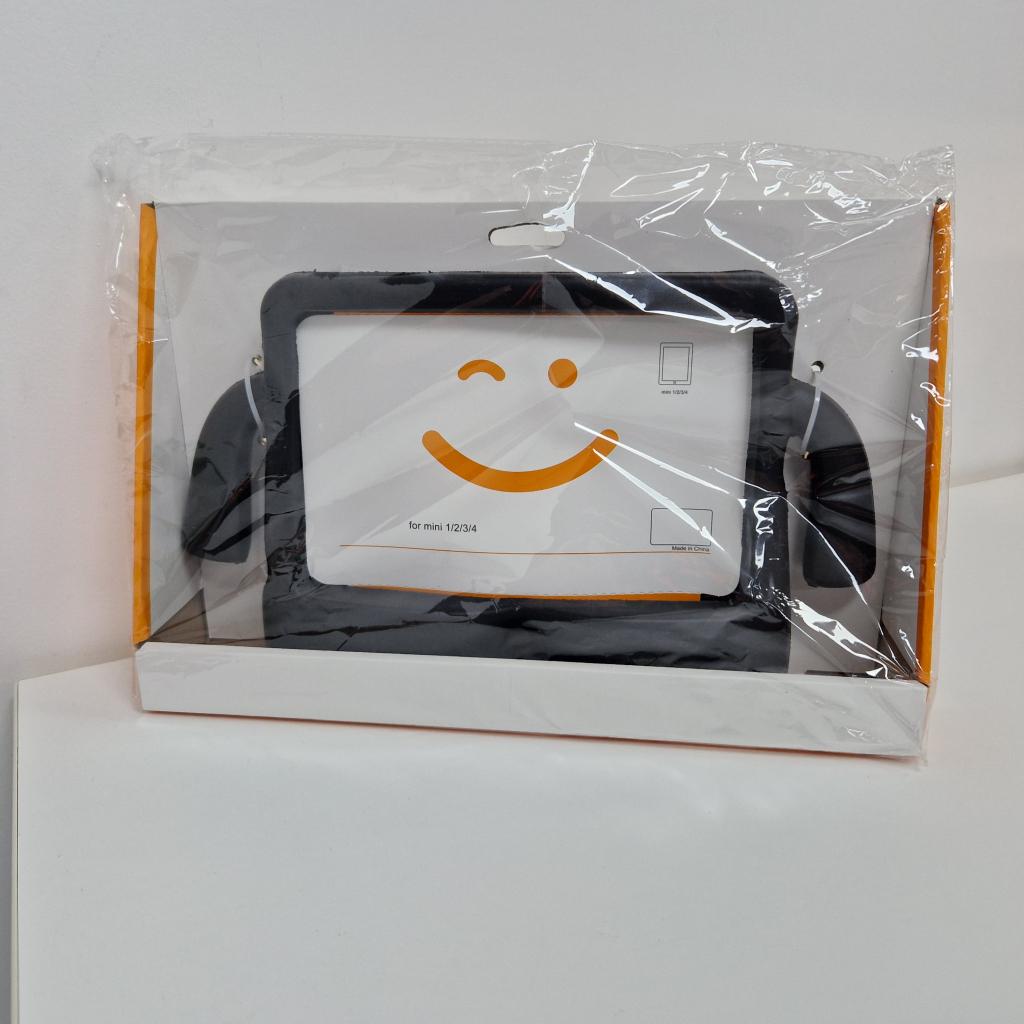 Kinderhoes Zwart - Ipad Mini - Z4/P3, Computers en Software, Tablet-hoezen, Nieuw, Bescherming voor- en achterkant, 8 inch, Ophalen of Verzenden
