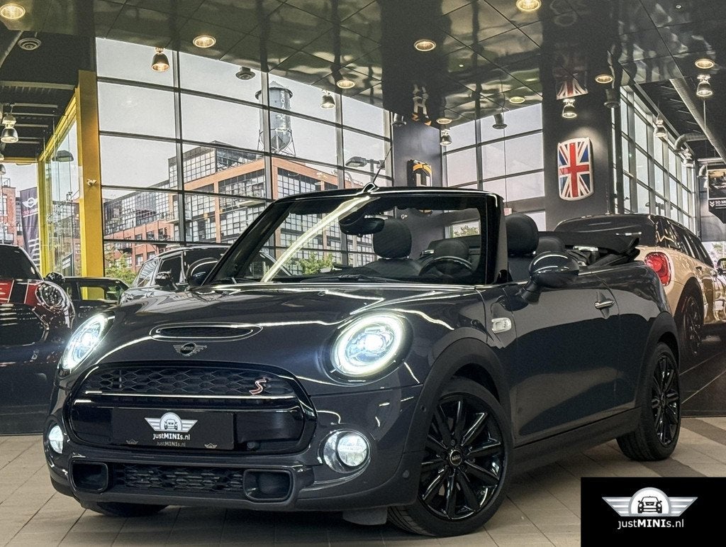 MINI 2.0 COOPER S CABRIO AUTO facelift LEDER AD CRUISE HARM, Auto's, Mini, Bedrijf, Te koop, Cabrio, ABS, Achteruitrijcamera, Adaptive Cruise Control