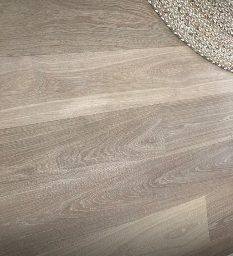 Eikenhout duoplank 24 cm breed 48,5 m2, Ophalen, Vloerdelen of -planken, Zo goed als nieuw, 10 m² of meer