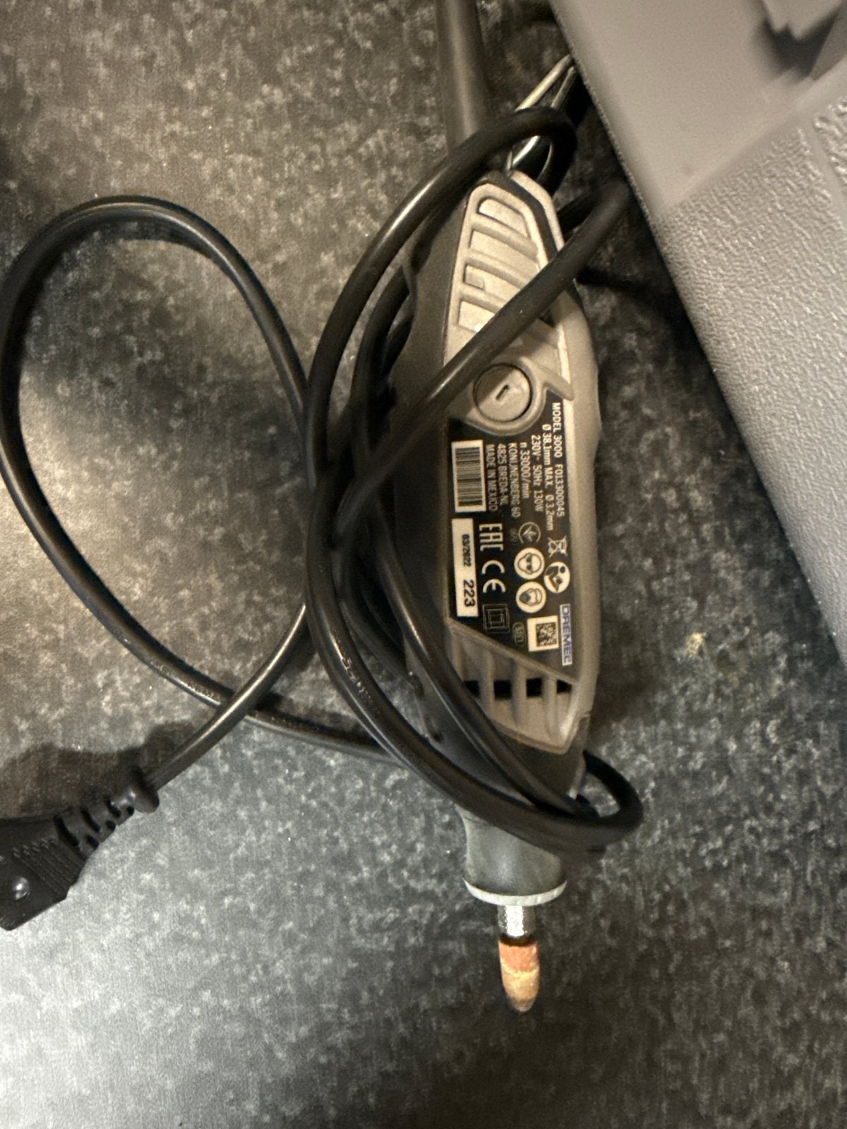 Dremel 3000 met defect: slijpsteen zit vast, Ophalen of Verzenden, Gebruikt, Minder dan 700 watt, Overige typen