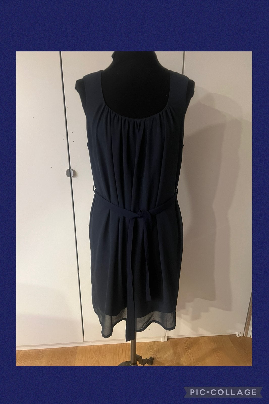 Jurk, Kleding | Dames, Jurken, Ophalen of Verzenden, Zo goed als nieuw, Maat 38/40 (M), Blauw