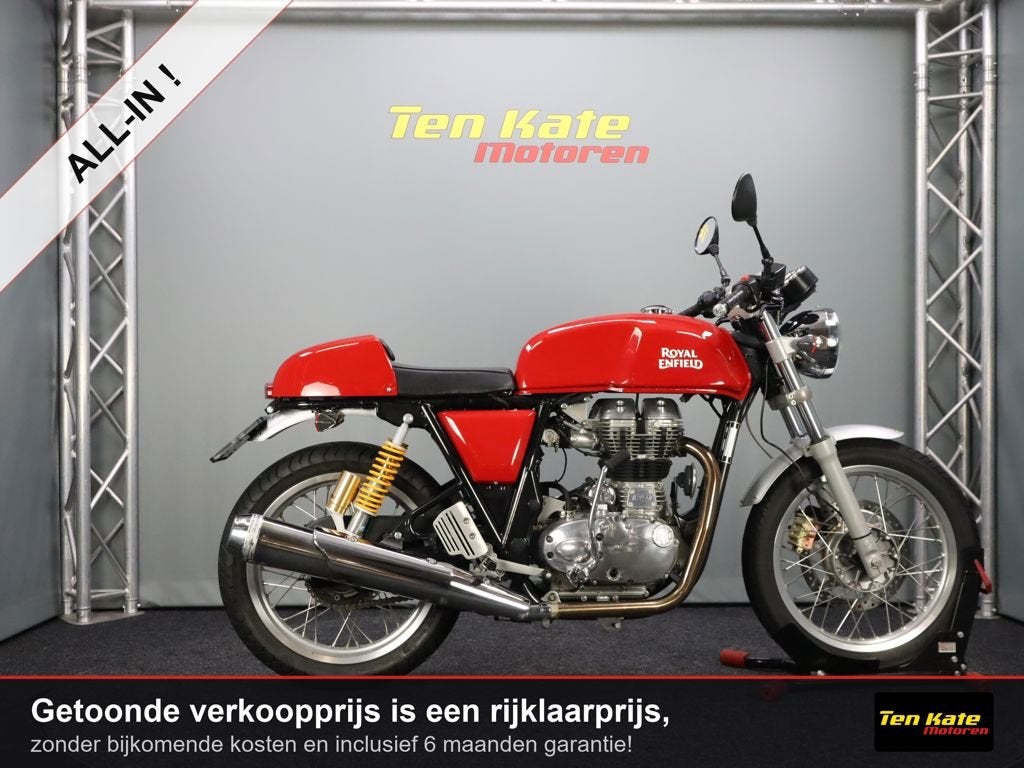 Royal Enfield Continental GT, Motoren, 535 cc, Bedrijf, Toermotor, 12 t/m 35 kW