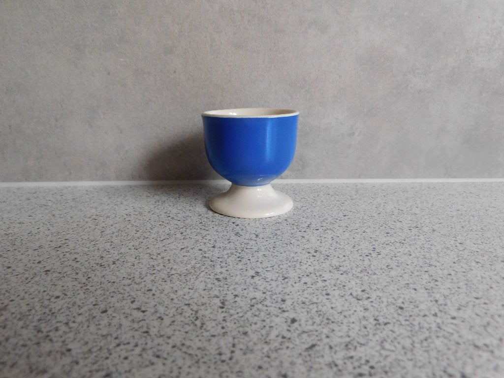Eierdop Blauw Zurich Villeroy & Boch, Keramiek, Ophalen of Verzenden, Zo goed als nieuw, Overige stijlen