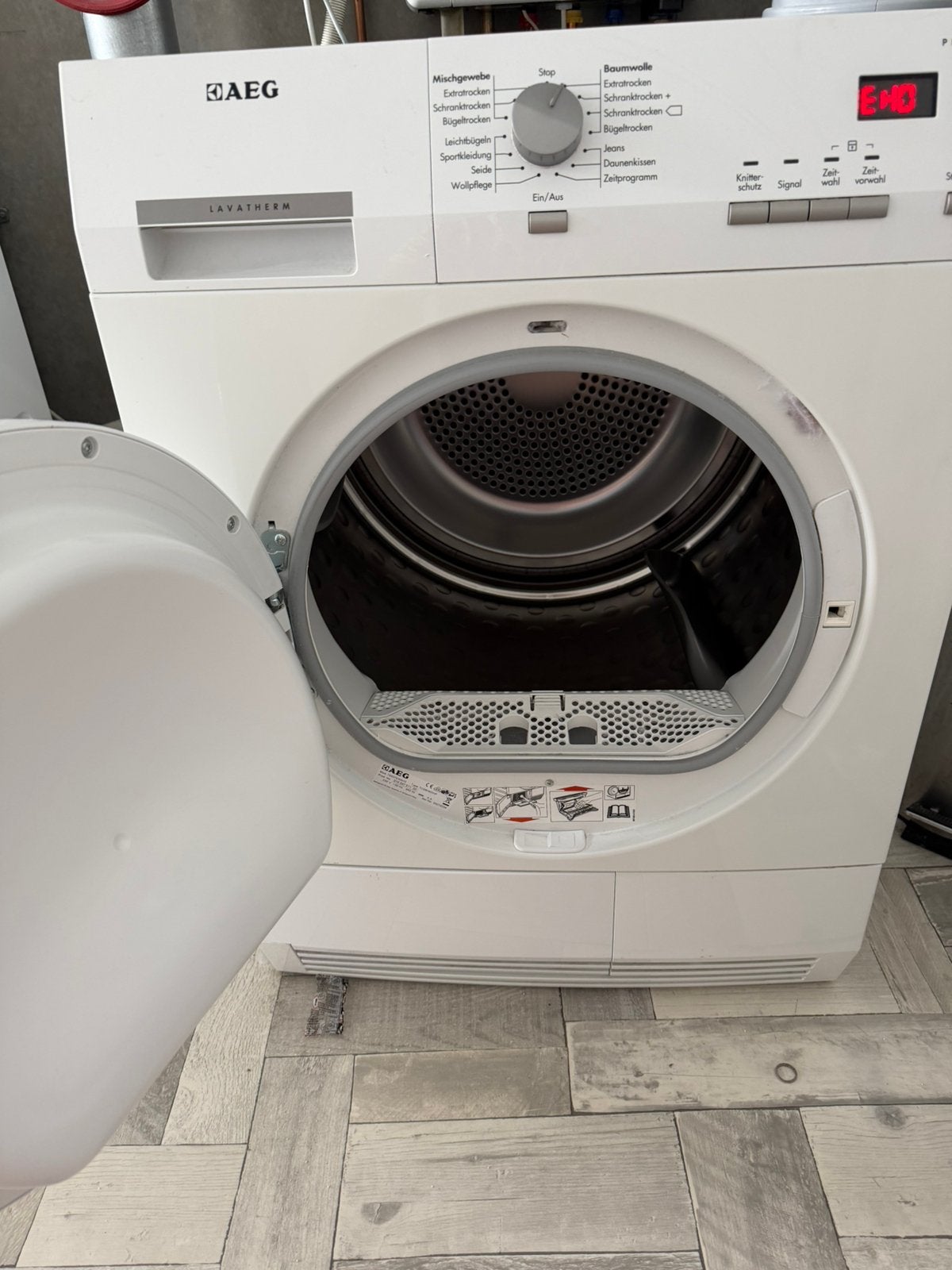 Aeg Droger defect (electronica voeding), Witgoed en Apparatuur, 6 tot 8 kg, Ophalen, Niet werkend, Condens
