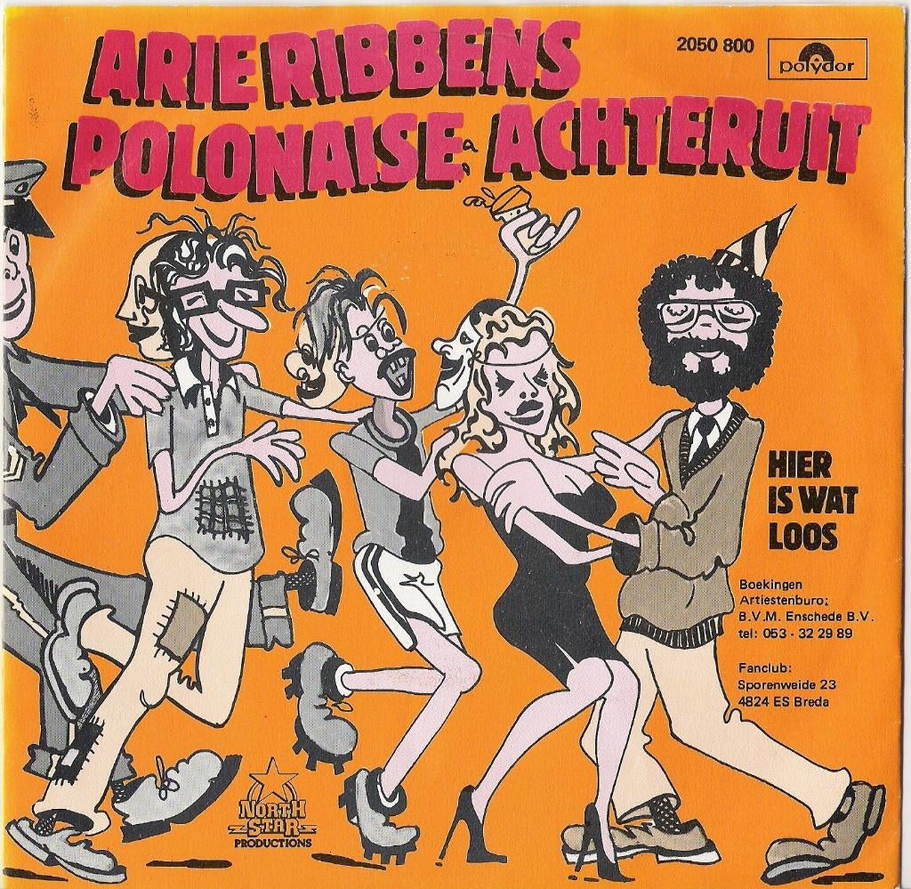 Vinyl Single Arie Ribbens, Ophalen of Verzenden, Gebruikt, Nederlandstalig