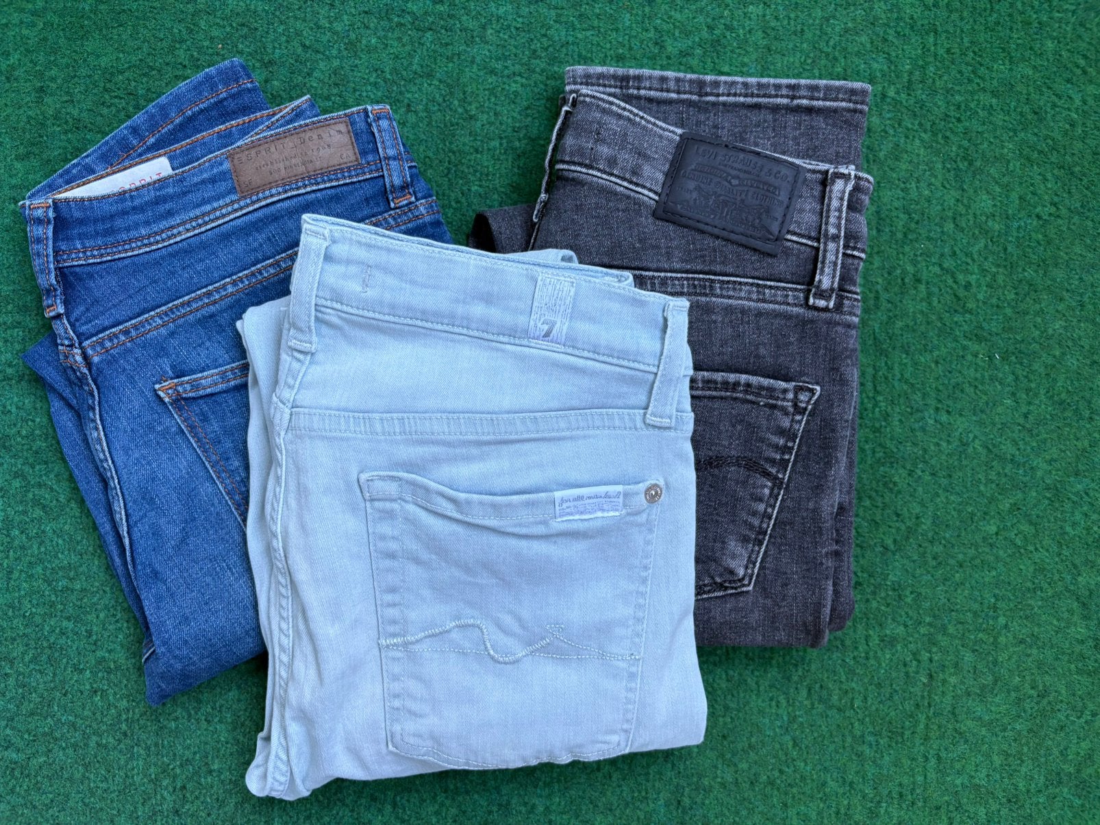 Jeans Levi’s (724), For all 7 menkind, Esprit, Blauw, Ophalen of Verzenden, Zo goed als nieuw, W28 - W29 (confectie 36)