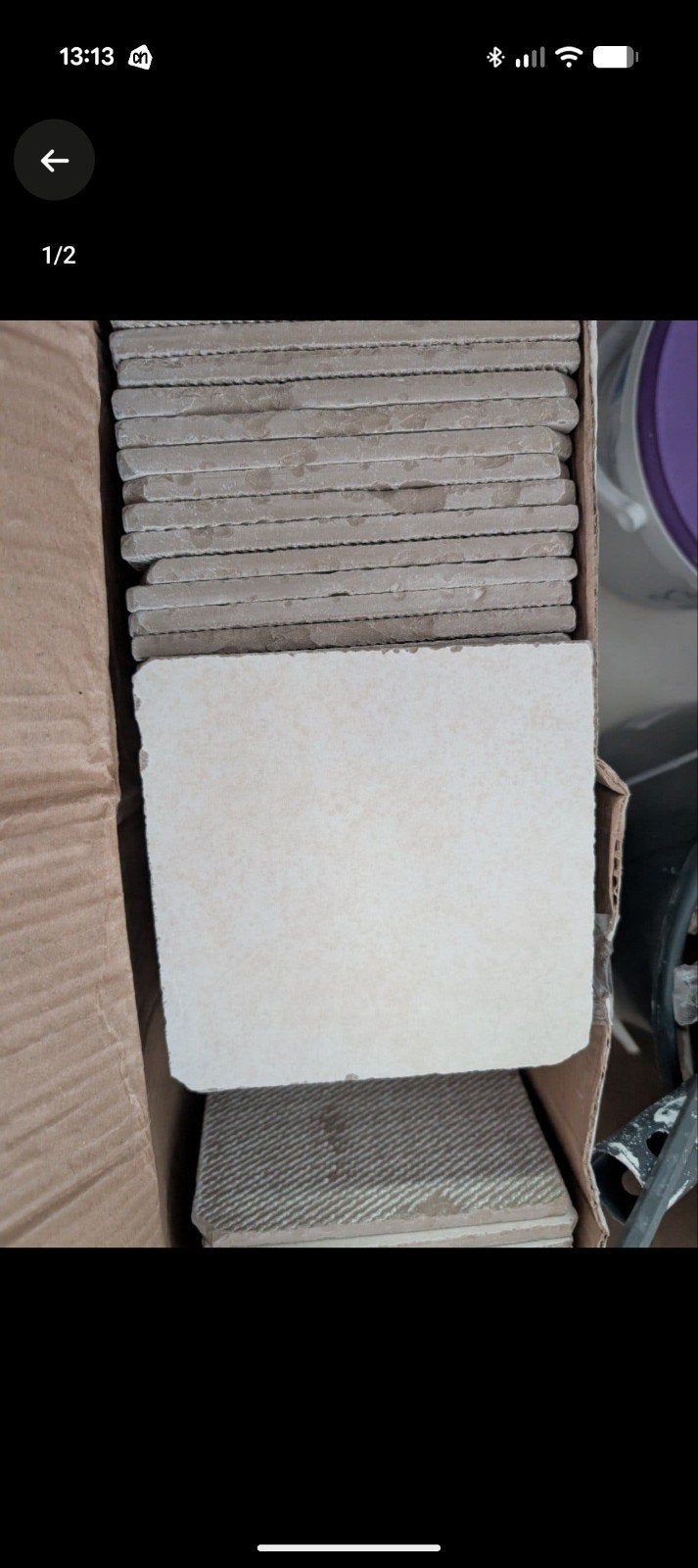 60 tegels 15x15, Ceramica Flaminia, Pietra del Nord Bianca, Ophalen, Keramiek, Nieuw, Minder dan 20 cm