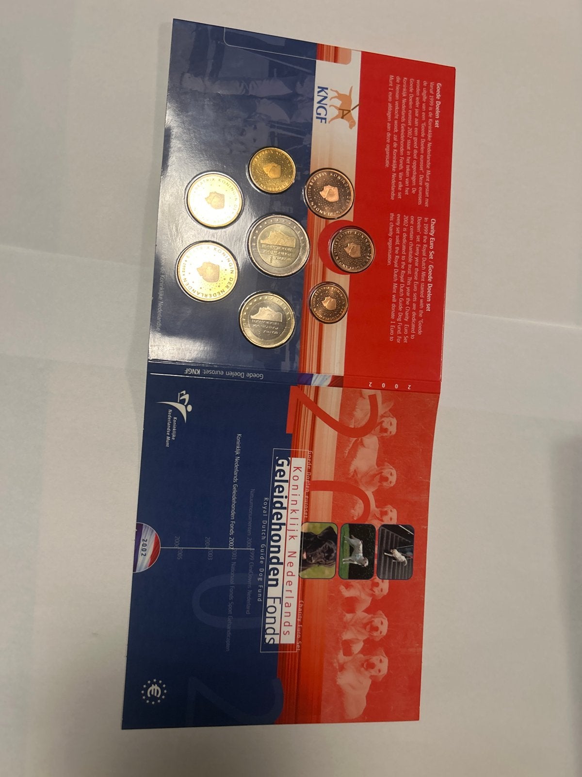 Goede Doelen Set 2002 - Koninklijke Nederlandse Munt, Postzegels en Munten, Ophalen of Verzenden, Koningin Beatrix, Euro's, Setje