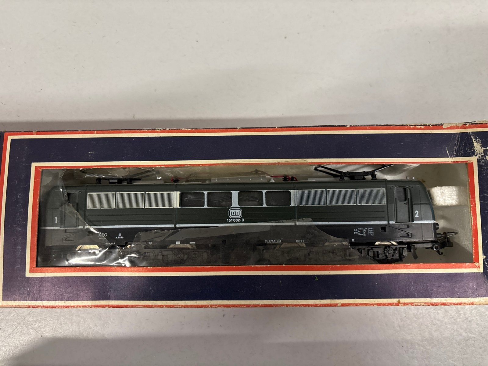 Lima model trein DB 151 002-3 locomotief, Gebruikt, Verzenden, Analoog, Lima