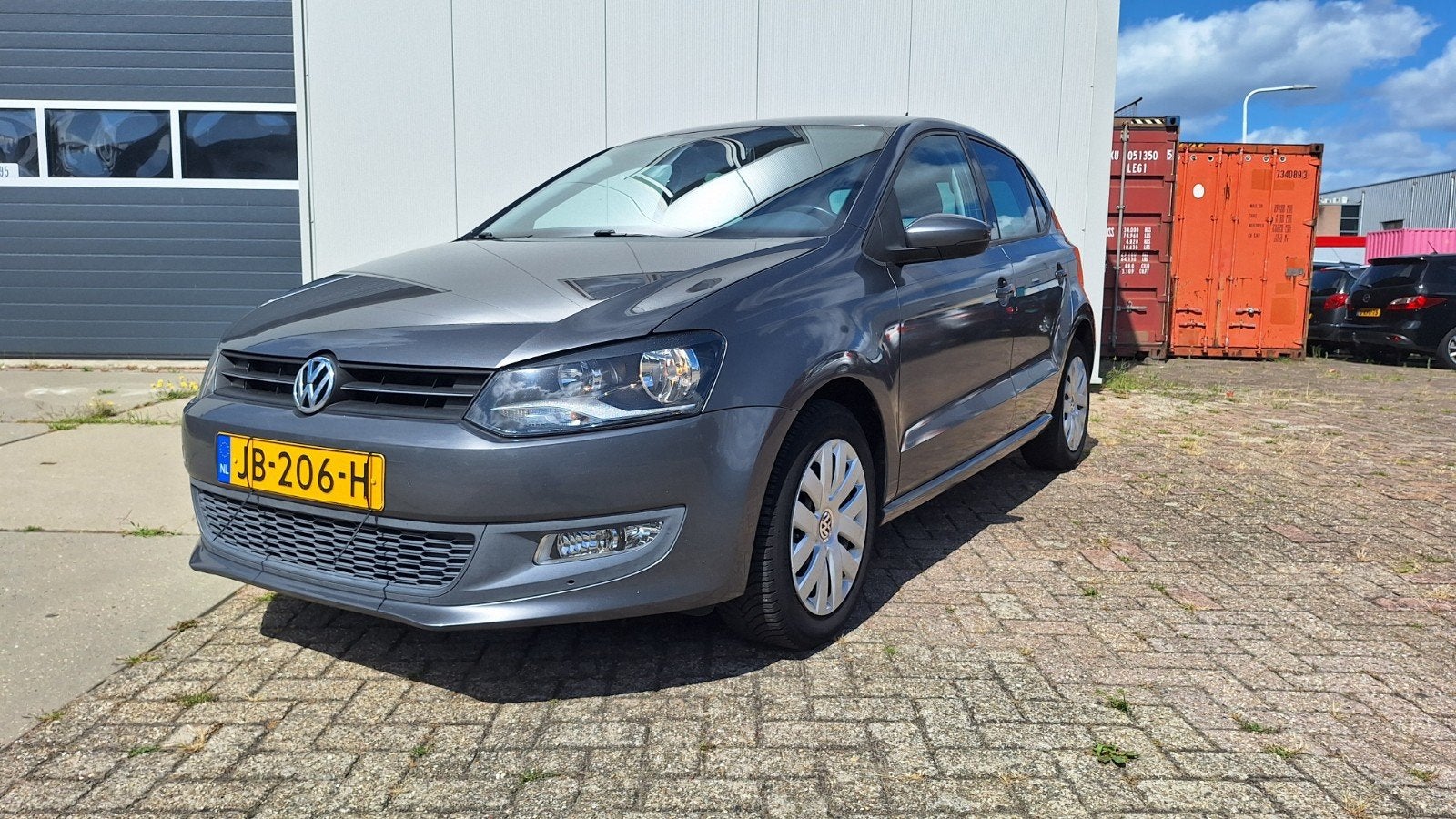 Volkswagen Polo 1.2 51KW 2010 Grijs, Auto's, Voorwielaandrijving, 967 kg, 40 €/maand, 1198 cc
