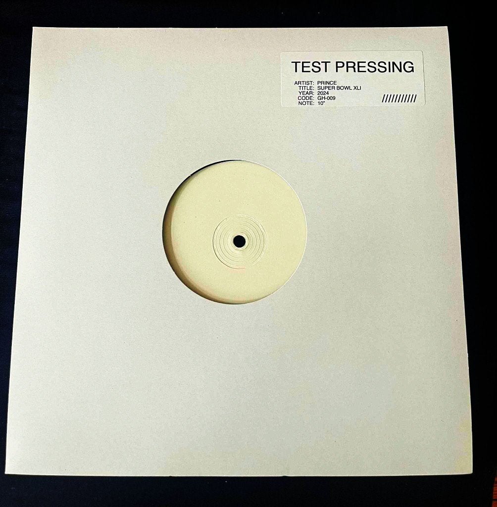 Prince - Super Bowl XLI TEST PRESSING 10 inch, Import, Nieuw in verpakking, EP, Verzenden