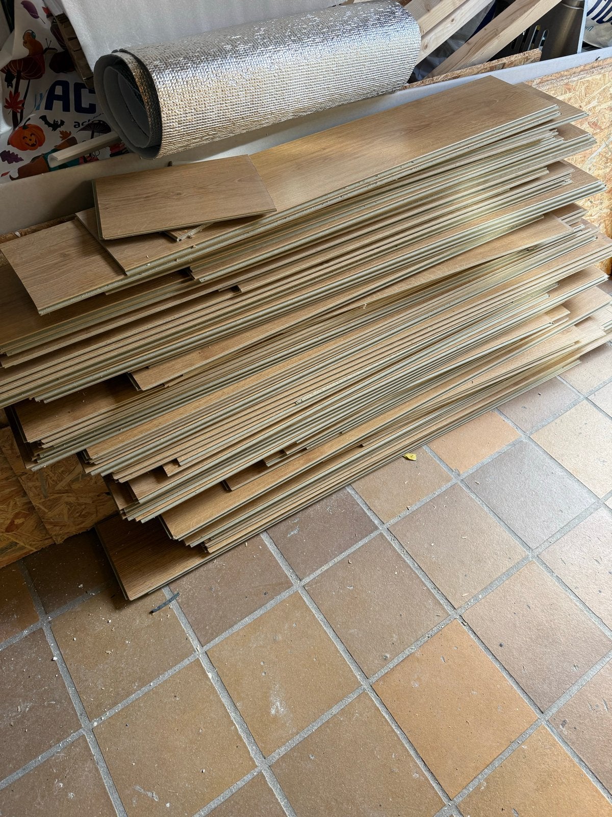 Laminaatvloerdelen - gebruikt, maar zeer netjes, Ophalen, Zo goed als nieuw, 10 m² of meer, 10 tot 30 cm