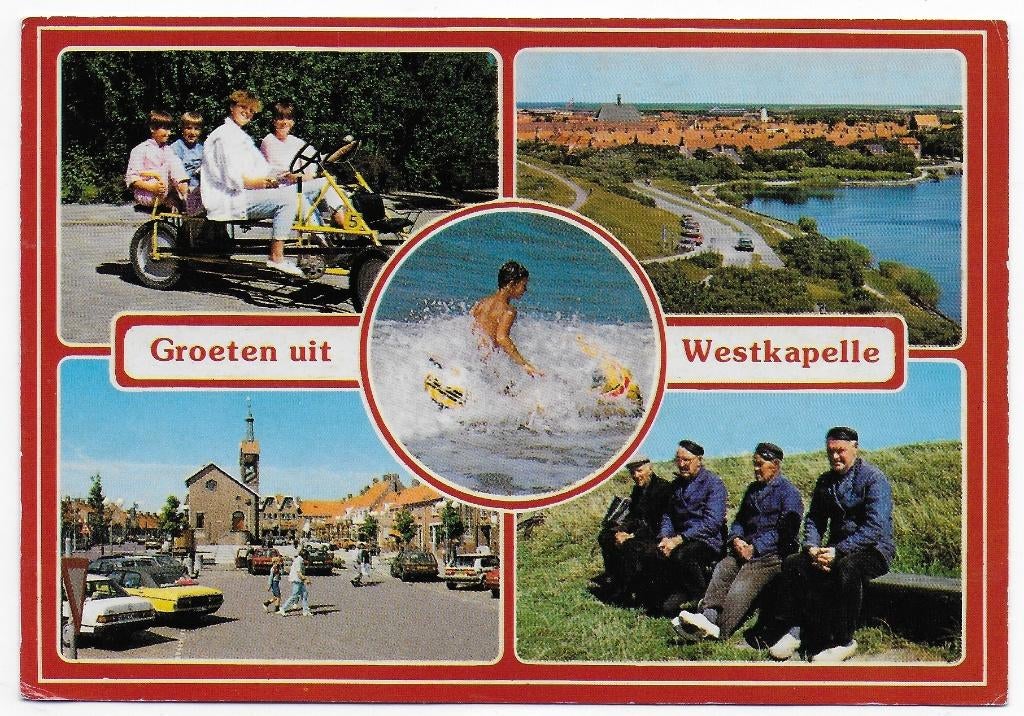 Westkapelle Gelopen Ansichtkaart (B5895 ), Ophalen of Verzenden, 1980 tot heden, Gelopen