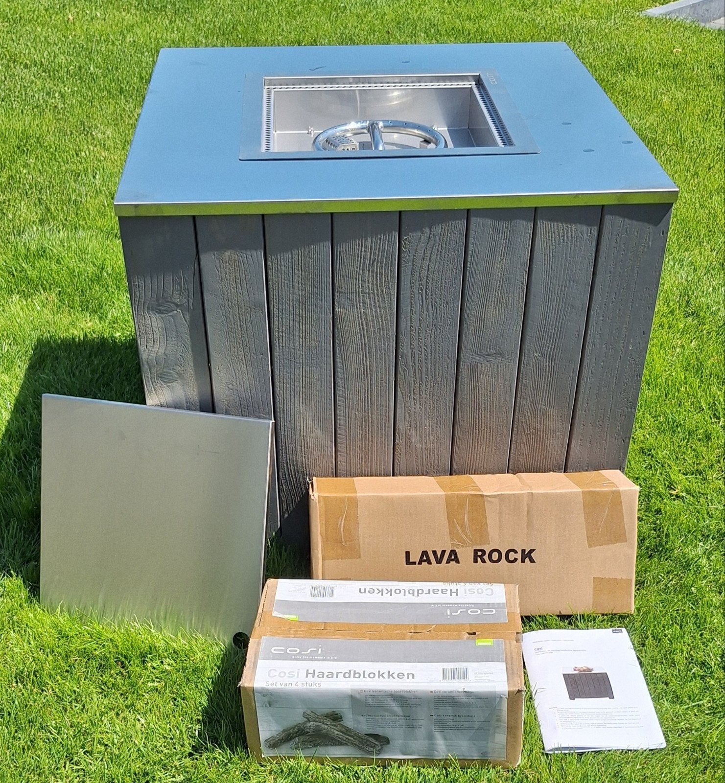 NIEUW in doos Cosicube cosi Fire Cosi Cube vuurtafel, Tuin en Terras, Ophalen, Nieuw