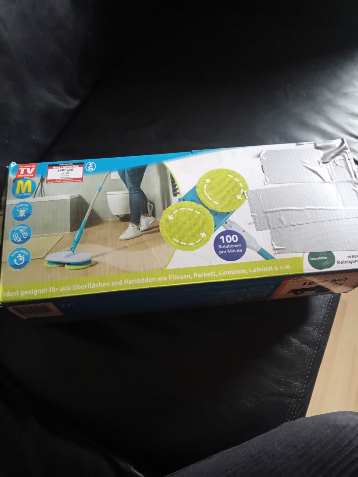 Nieuwe elektrische dweil - doos licht beschadigd, Ophalen, Mop of Dweil