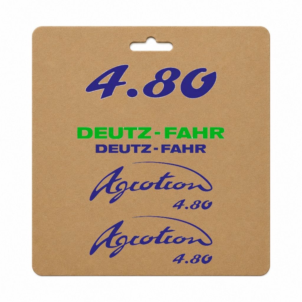 Vervangende Stickers Deutz Agrotron 4.80 - 4.85, Verzenden