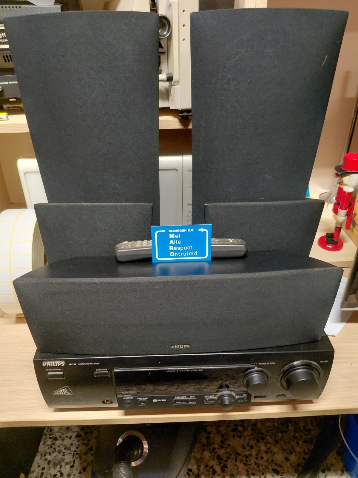 Philips FR 735 Surround Receiver met luidsprekers, Ophalen, Gebruikt, Overige systemen, Philips