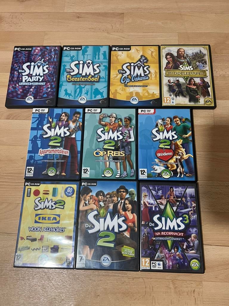 10 The SIMS spellen/expansions - Volledig compleet!, Virtual Reality, Ophalen of Verzenden, Zo goed als nieuw, Eén computer
