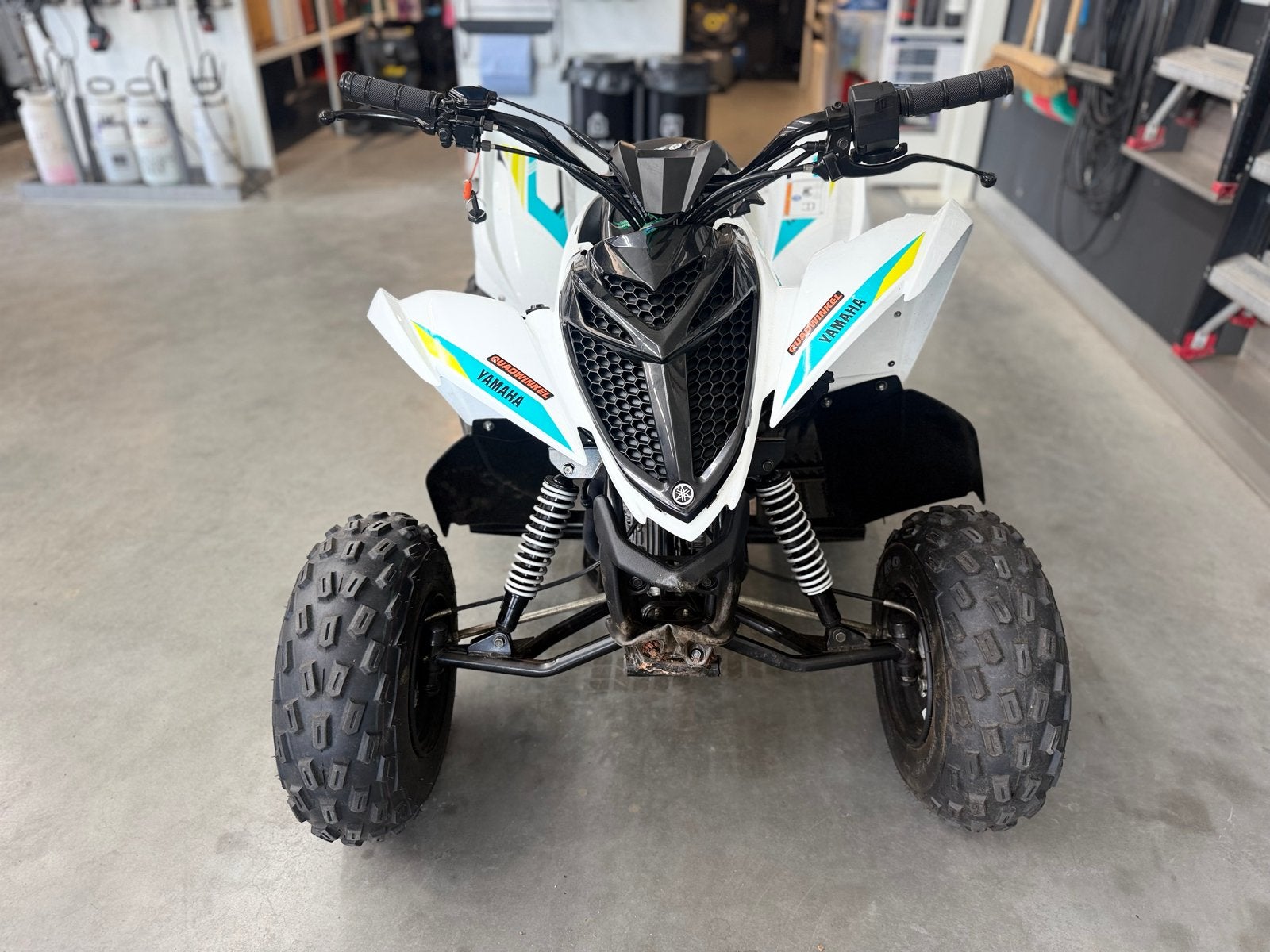 Yamaha YFM90R Wit 2022 | Schade | Opknapper, 88 cc, 11 kW of minder, 1 cilinder