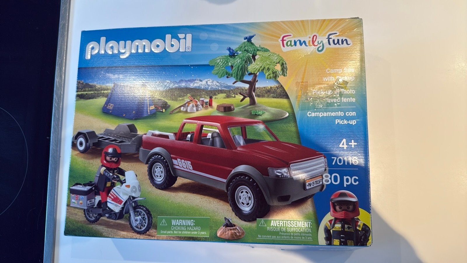 Playmobil 70116 Family Fun Pick-up met motor en aanhanger, Ophalen of Verzenden, Zo goed als nieuw, Jongen of Meisje