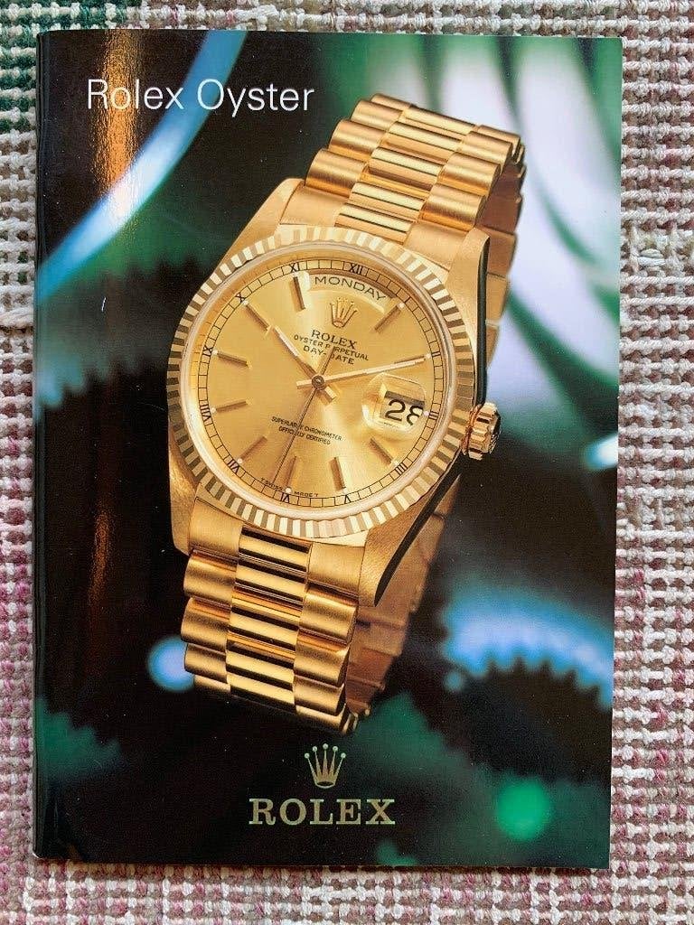 Brochure folder Rolex dames- en heren horloges 1996 nieuw!, Nieuw, Catalogus, Rolex, Ophalen of Verzenden