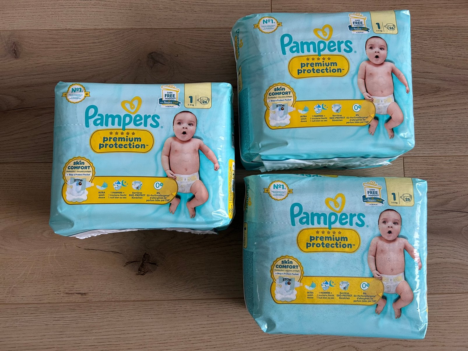 Pampers Premium Protection Maat 1 NIEUW, Ophalen of Verzenden, Nieuw