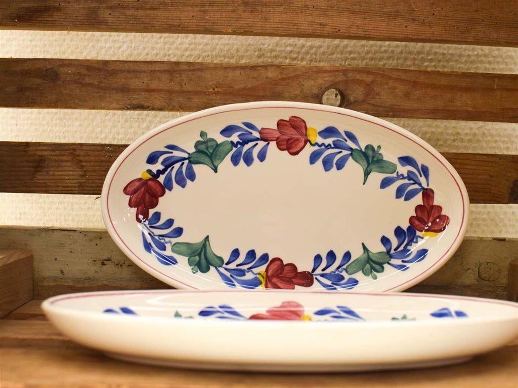 2 stuks Boerenbont schaaltjes 51386, Huis en Inrichting, Keuken | Servies, Gebruikt, Ophalen of Verzenden, Bord(en), Wedgwood