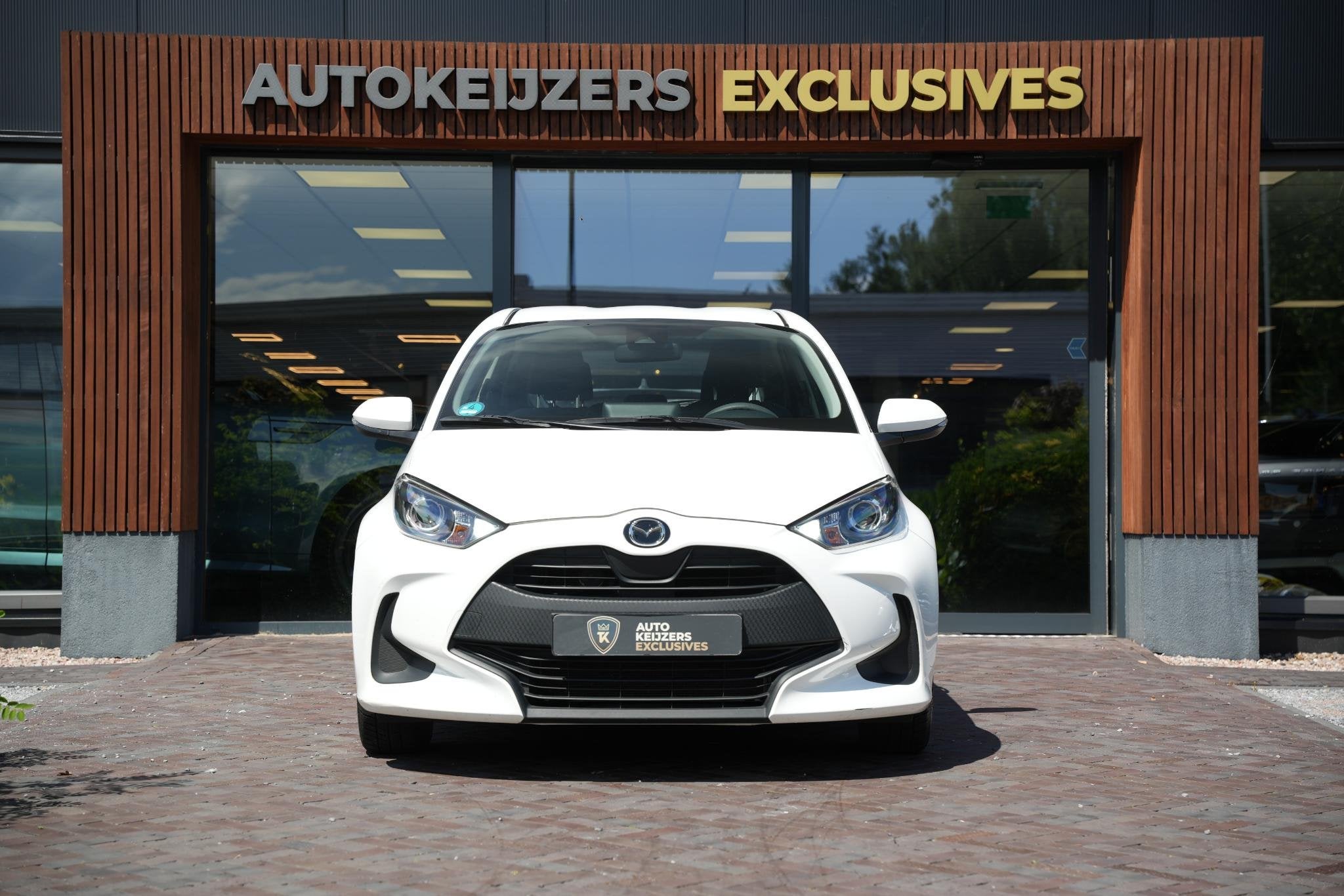 Mazda 2 Hybrid 1.5 Centre-line Cruise Lane Assist Clima Navi, Stof, Gebruikt, 4 kWh, 116 pk