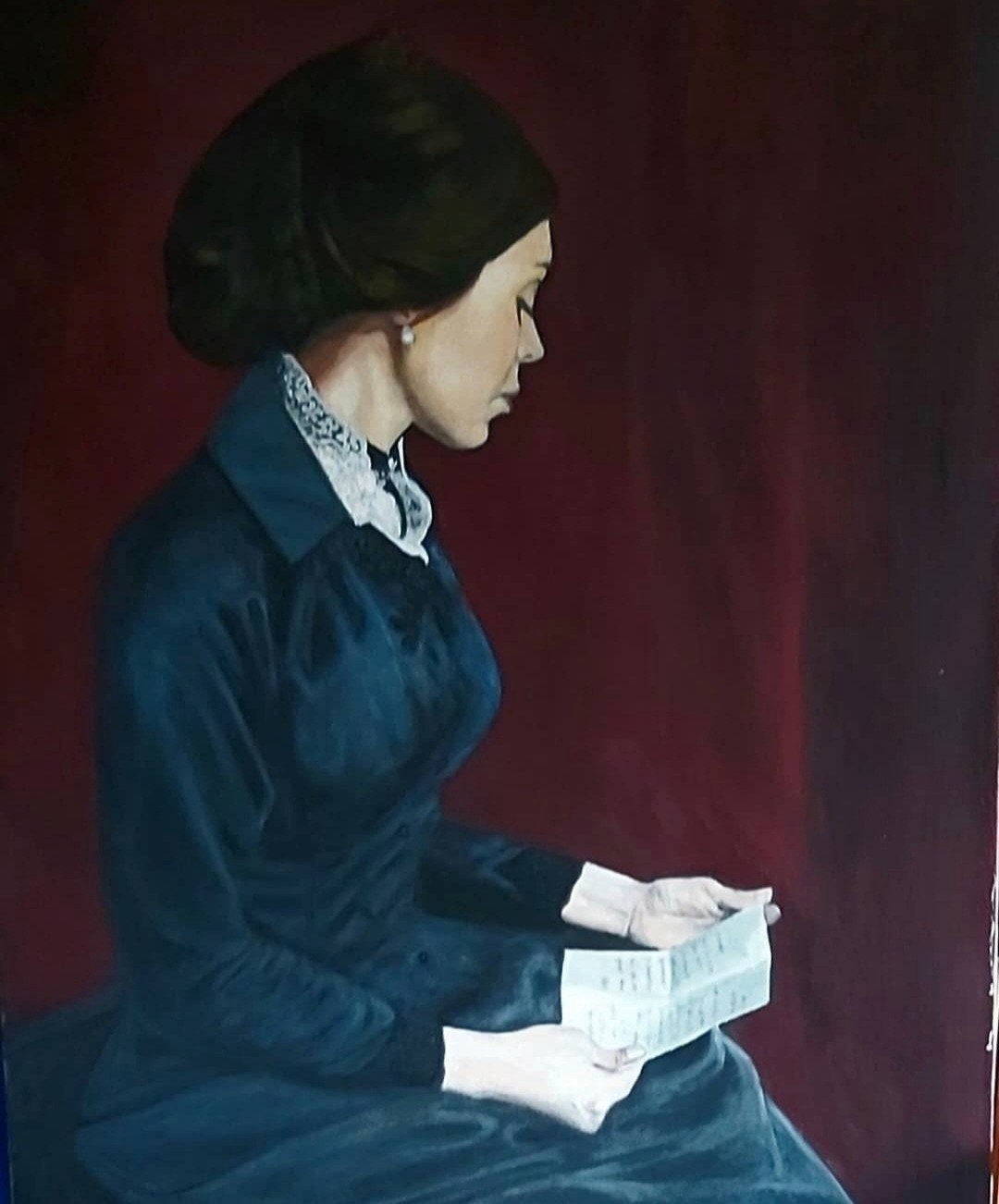 Schilderij olieverf 80x100 cm, Ophalen of Verzenden